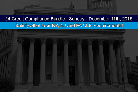 24 Credit Compliance Bundle – Sunday – December 11th, 2016 – SimplyCLE